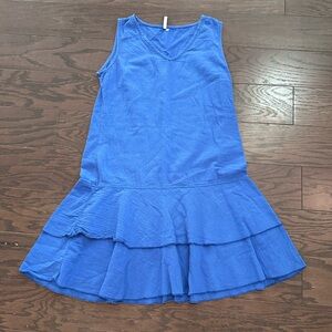 Lulu B Playful Sleeveless Ruffle Dress Size Small